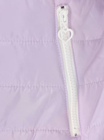 Schmuddelwedda Doorgestikte jas paars/wit