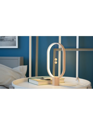 Designnest Lampa stołowa LED "Heng" w kolorze białym - 40 x 20 cm