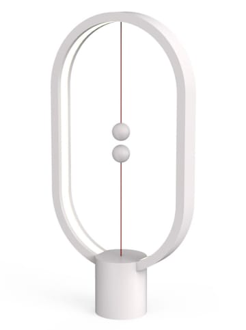Designnest Lampa stołowa LED "Heng" w kolorze białym - 40 x 20 cm