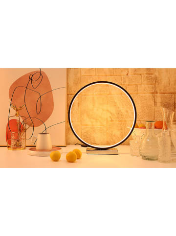 Designnest Lampa stołowa LED "Heng" w kolorze czarnym - Ø 35 cm