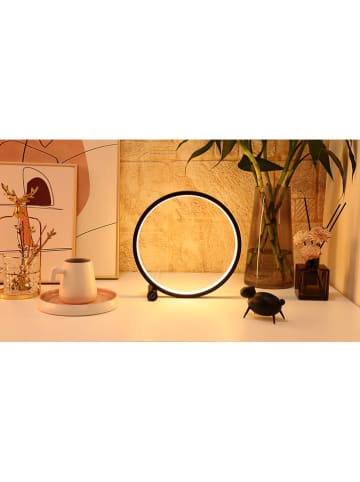 Designnest Ledtafellamp ''Heng'' zwart - Ø 25 cm