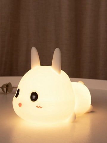 Designnest Lampa stołowa LED "Rabbit Lamp" w kolorze białym - 15 x 10 x 11 cm
