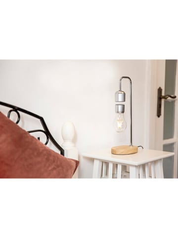 Designnest LED-Tischleuchte ''Levitating Lamp'' in Silber - (B)19 x (H)40 x (T)12 cm