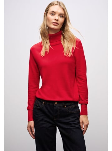 Street One Rollkragenpullover in Rot