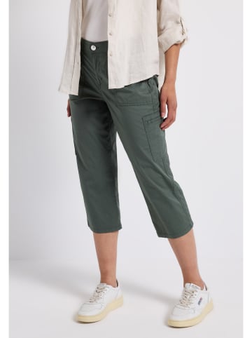 Street One Caprihose in Dunkelgrün