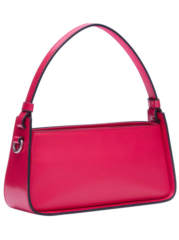 Liebeskind Berlin Skórzana torebka "Crossbody XS" w kolorze różowym - 22 x 10 x 7 cm