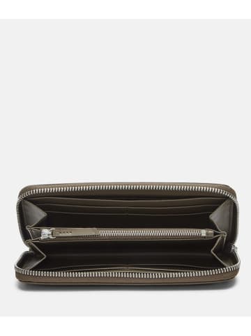 Liebeskind Berlin Leder-Geldbörse in Khaki - (B)19 x (H)9 x (T)2 cm