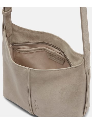 Liebeskind Berlin Leren schoudertas "Demi" beige - (B)19 x (H)20 x (D)10 cm