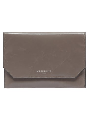 Liebeskind Berlin Skórzany portfel "Pouch M" w kolorze szarobrązowym - 23 x 16 x 1 cm