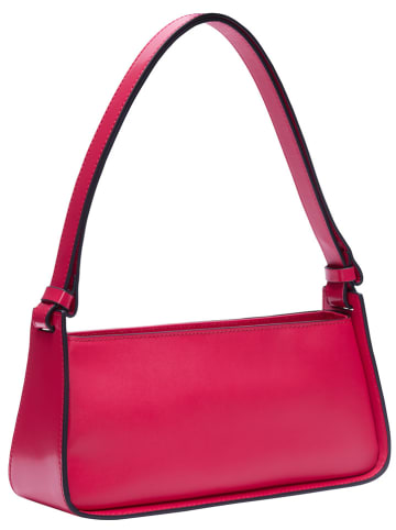 Liebeskind Berlin Skórzana torebka "Crossbody S" w kolorze różowym - 28 x 12 x 9 cm