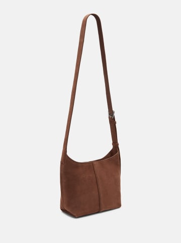 Liebeskind Berlin Skórzana torebka "Demi" w kolorze jasnobrązowym - 19 x 20 x 10 cm