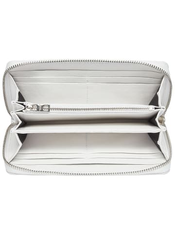 Liebeskind Berlin Leren portemonnee "Sally" wit - (B)19 x (H)9 x (D)2 cm