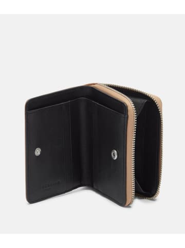 Liebeskind Berlin Leder-Geldbörse "Alexis M" in Beige - (B)11 x (H)8,5 x (T)3 cm