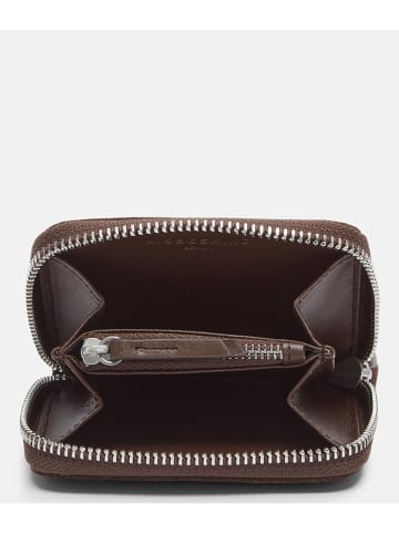 Liebeskind Berlin Leder-Geldbörse in Braun - (B)10 x (H)8 x (T)2 cm