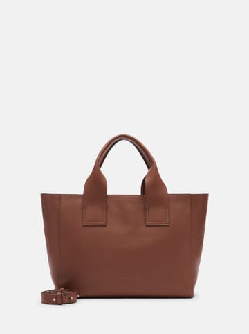 Liebeskind Berlin Leder-Henkeltasche "Sienna" in Hellbraun - (B)35 x (H)27 x (T)13 cm