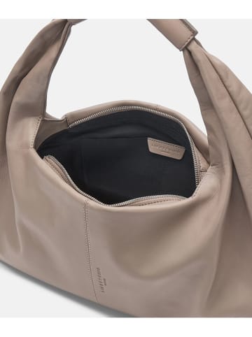 Liebeskind Berlin Leder-Henkeltasche "Scarlet" in Taupe - (B)45 x (H)25 x (T)10,5 cm