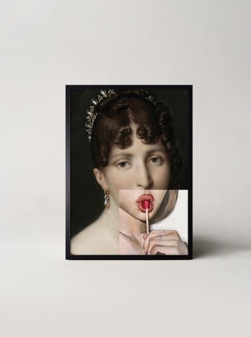 Ars Longa Ingelijste kunstdruk "Lady with Lollipop" - (L)70 x (B)50 cm