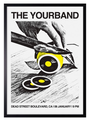 Ars Longa Druk artystyczny "Lemon CD" w ramce - 70 x 50 cm