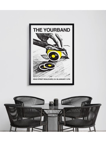 Ars Longa Gerahmter Kunstdruck "Lemon CD" - (L)70 x (B)50 cm