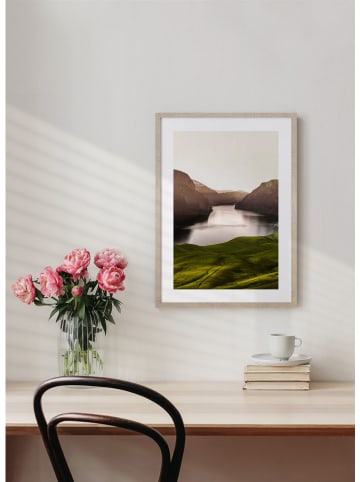 Ars Longa Druk artystyczny "Lake Of The Valley" w ramce - 70 x 50 cm