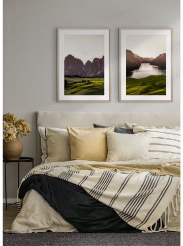 Ars Longa Druk artystyczny "Lake Of The Valley" w ramce - 70 x 50 cm