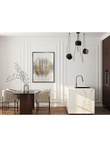 Ars Longa Ingelijste kunstdruk "Golden Abstract II" - (L)70 x (B)50 cm