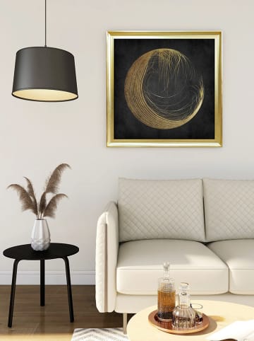 Ars Longa Gerahmter Kunstdruck "Abstract Vision of the moon" - (L)70 x (B)70 cm
