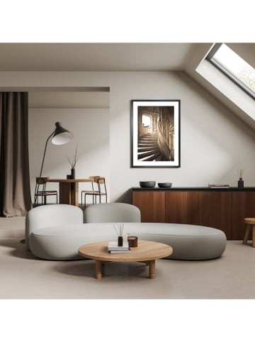 Ars Longa Druk artystyczny "Stone Staircase" w ramce - 70 x 50 cm