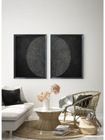 Ars Longa Druk artystyczny "Black Opium No 01" w ramce - 70 x 50 cm