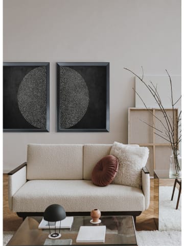 Ars Longa Ingelijste kunstdruk "Black Opium No 02" - (L)70 x (B)50 cm