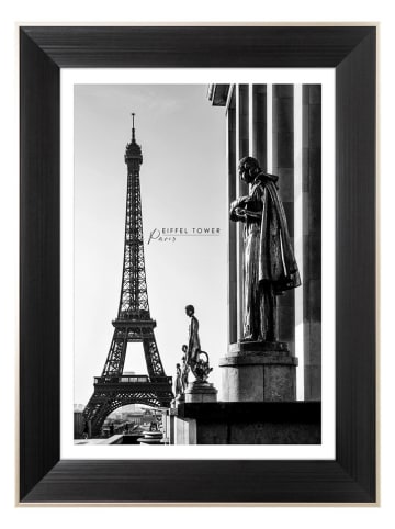 Ars Longa Ingelijste kunstdruk "View Of The Eiffel Tower" - (L)70 x (B)50 cm