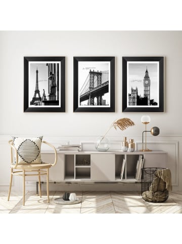Ars Longa Ingelijste kunstdruk "Big Ben In London" - (L)70 x (B)50 cm