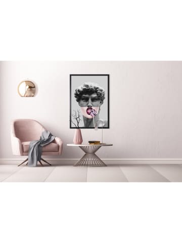 Ars Longa Druk artystyczny "David with a Lollipop" w ramce - 70 x 50 cm