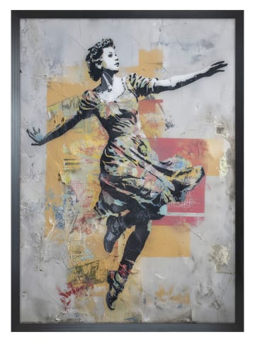 Ars Longa Ingelijste kunstdruk "Graffiti Woman" - (L)70 x (B)50 cm