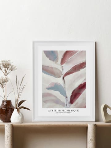 Ars Longa Gerahmter Kunstdruck "Ombre Plant" - (L)70 x (B)50 cm