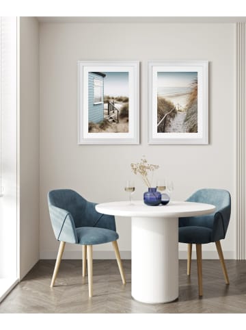 Ars Longa Gerahmter Kunstdruck "A Pathway to the Beach" - (L)70 x (B)50 cm