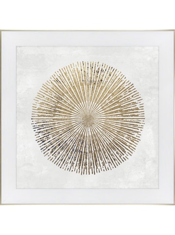 Ars Longa Gerahmter Kunstdruck "Golden chic abstraction no. 2"
