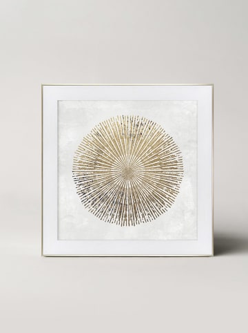 Ars Longa Gerahmter Kunstdruck "Golden chic abstraction no. 2"