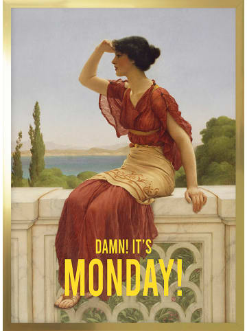 Ars Longa Gerahmter Kunstdruck "Looking for something" - (L)70 x (B)50 cm