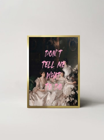 Ars Longa Ingelijste kunstdruk "Dont´t tell me what to do" - (L)70 x (B)50 cm