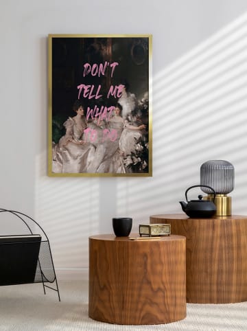 Ars Longa Druk artystyczny "Dont´t tell me what to do" w ramce - 70 x 50 cm