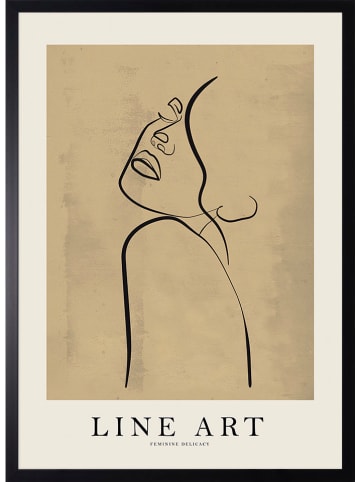 Ars Longa Druk artystyczny "Feminine art line" w ramce - 70 x 50 cm