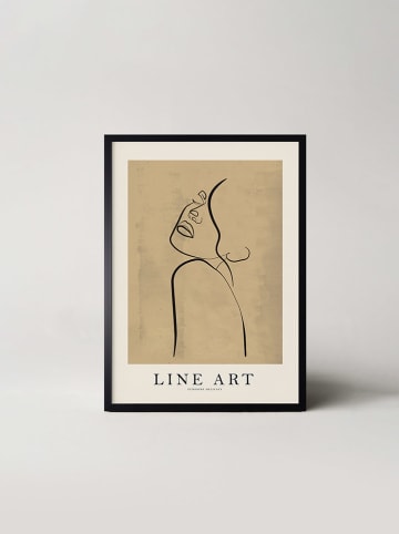 Ars Longa Druk artystyczny "Feminine art line" w ramce - 70 x 50 cm