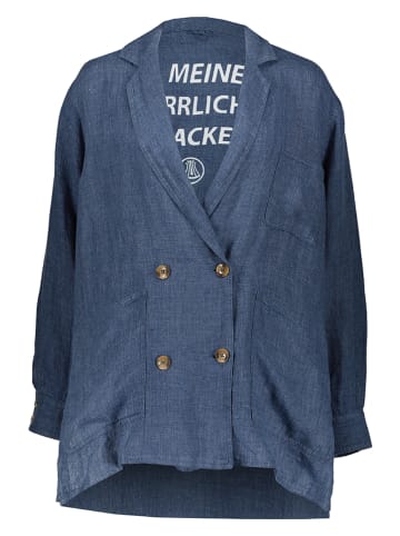 Herrlicher Leinen-Blazer in Dunkelblau