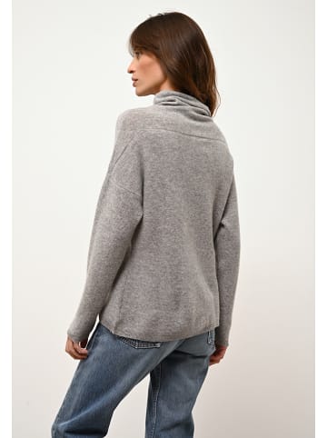 Just Cashmere Kasjmieren coltrui "Blantyre" grijs