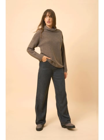 Just Cashmere Kaschmir-Rollkragenpullover "Blantyre" in Hellbraun