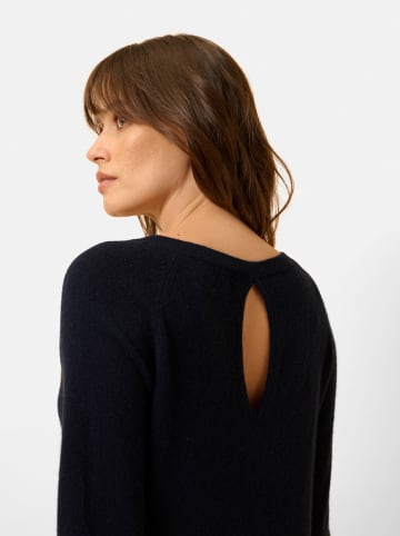 Just Cashmere Kaschmir-Pullover "Abigail" in Dunkelblau
