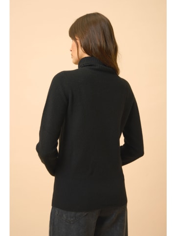 Just Cashmere Kaschmir-Rollkragenpullover "Billy" in Schwarz