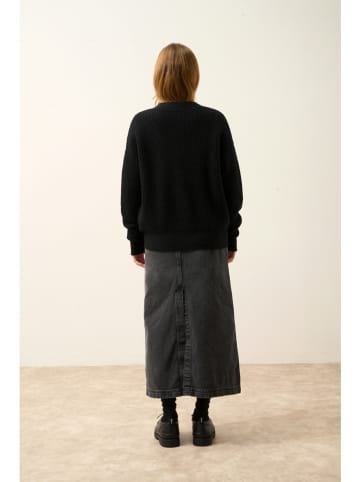 Just Cashmere Kaszmirowy kardigan "Clara" w kolorze czarnym