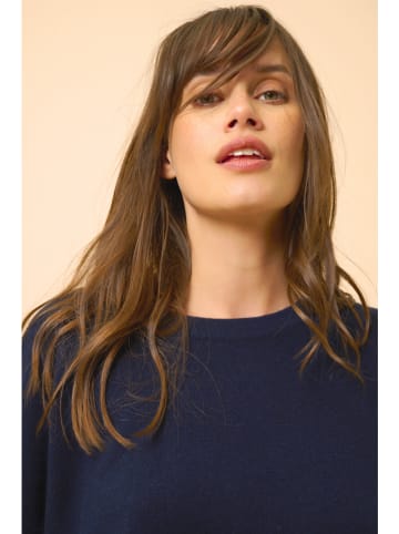 Just Cashmere Kaschmir-Pullover "Clatt" in Dunkelblau